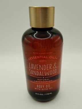 Bath & Body Works Lavender & Sandalwood Body Oil DISCONTINUED